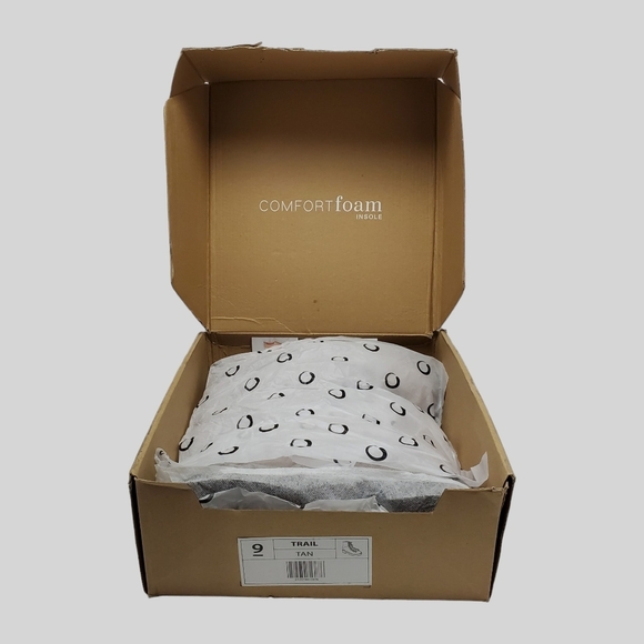 Journee Collection Women's Trail Tan Faux Suede Lace Up Hiking Boots Size 9 - Picture 7 of 13